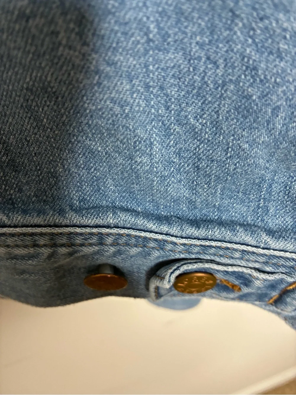 J. Crew Light Blue Denim Jacket with Branded Label